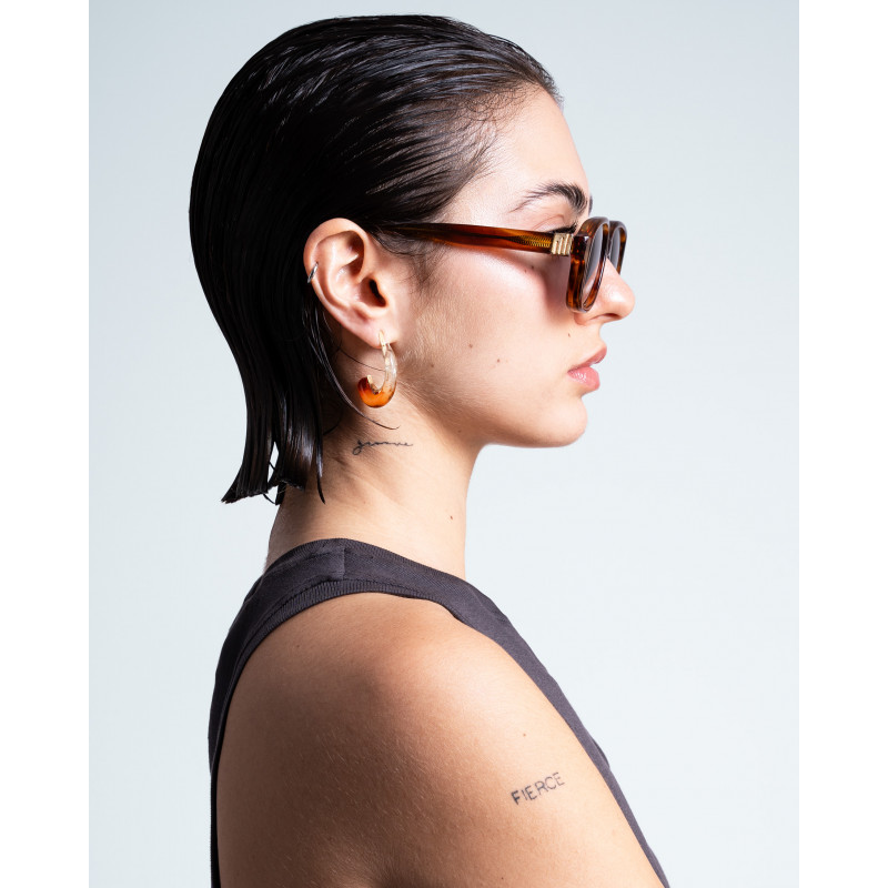 Orecchino Cassandra ambra