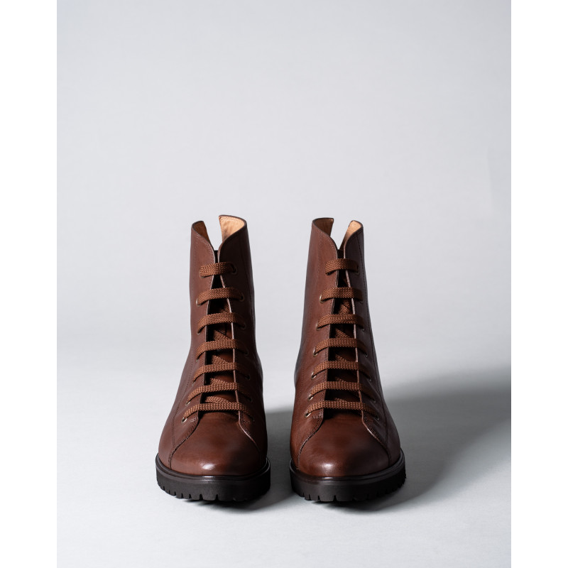 Scarponcini in pelle suola...