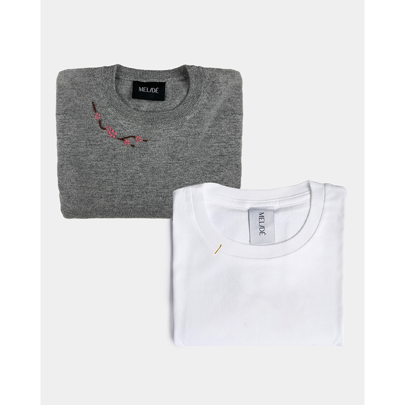 Maglione grigio Ciliegio +...