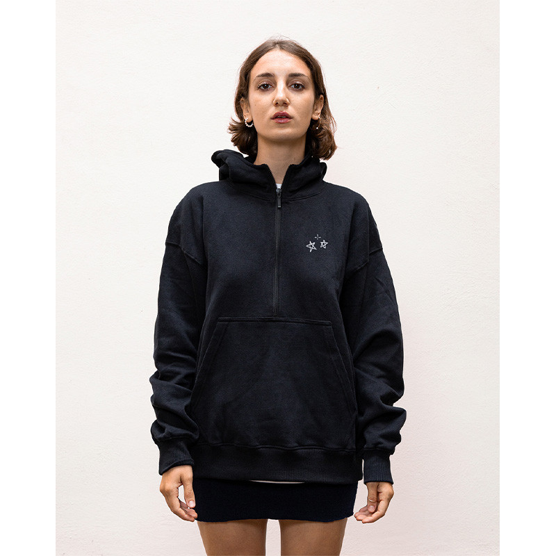 Felpa con cappuccio stelle