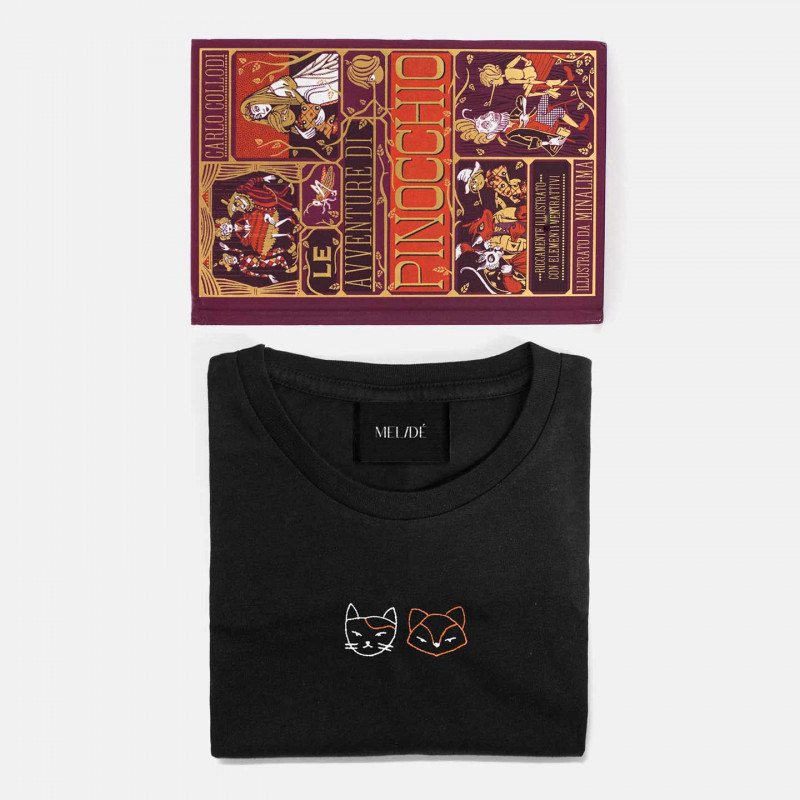 T-shirt Gatto e la Volpe +...