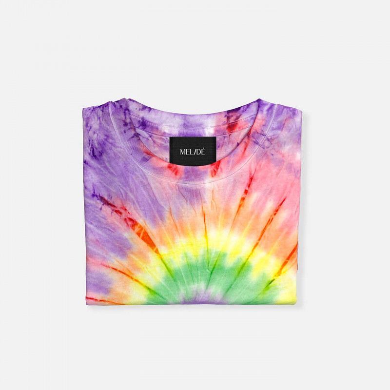 The Tie dye multicolor