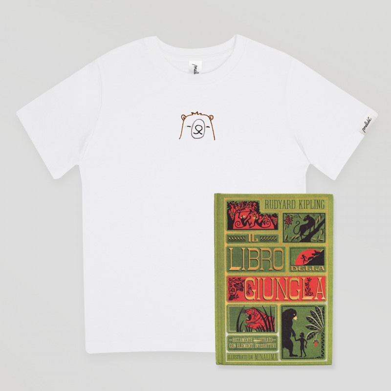 T-shirt kids Baloo + libro...