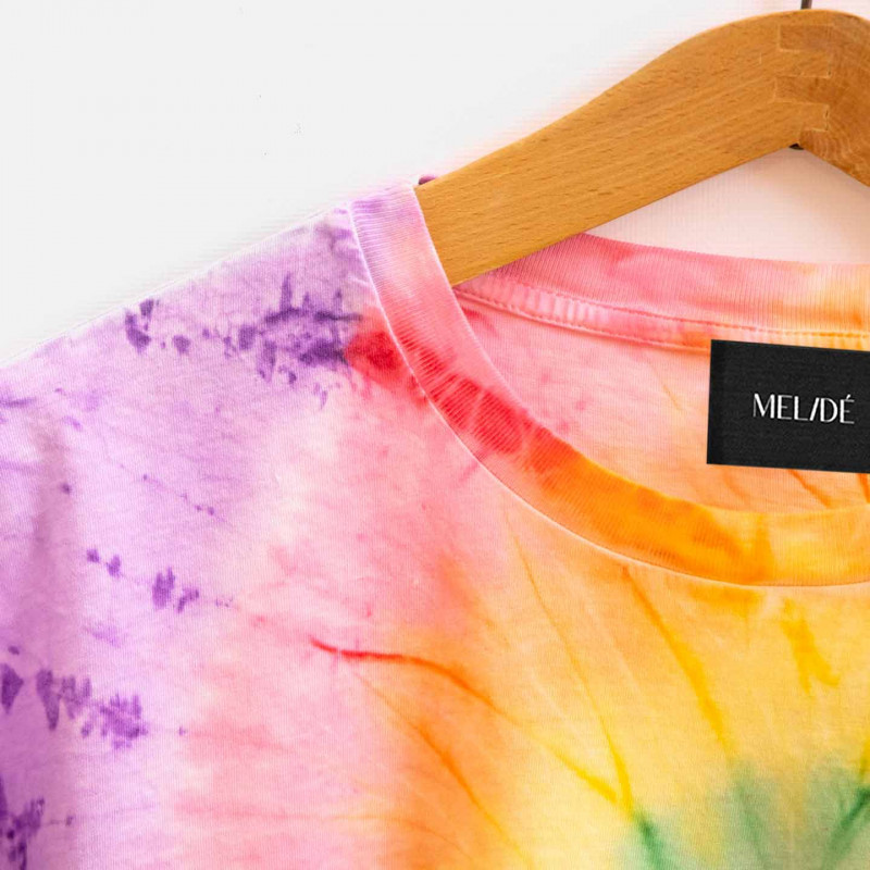 The Tie dye crop multicolor