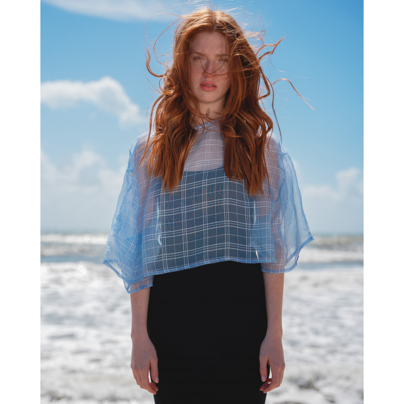 Top organza misto seta